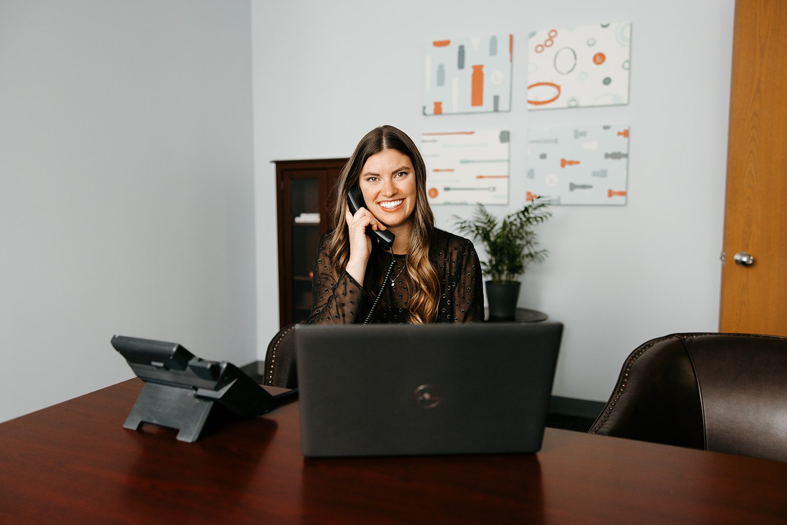 Customer Experience Representative taking a phone call